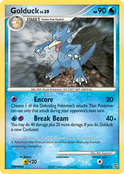 Golduck | Diamond & Pearl—Secret Wonders | TCG Card Database