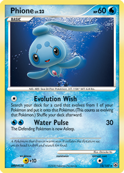 Phione  Pokédex