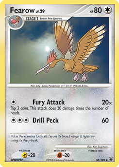 Fearow Tipo Normal e voador