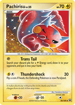 Pachirisu - Diamond & Pearl #35 Pokemon Card