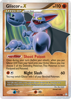 Gliscor LV.X - Legends Awakened Pokémon card 141/146