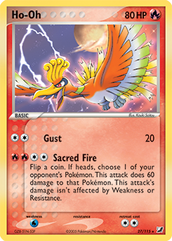 Ho-oh type, strengths, weaknesses, evolutions, moves, and stats
