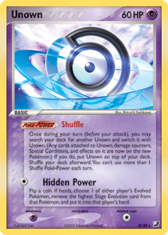 Unown D, EX Unseen Forces, TCG Card Database