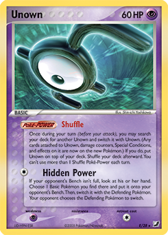 Unown (U) - Unseen Forces - Pokemon