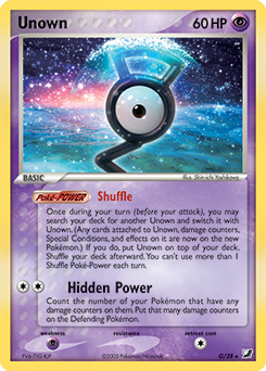 Unown (U) - Unseen Forces - Pokemon