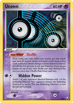 Unown (ex10-D) - Pokémon Card Database - PokemonCard