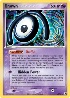 Unown (U) - Unseen Forces - Pokemon