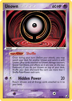 Unown (U) - Unseen Forces - Pokemon