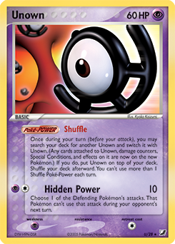 Unown D, EX Unseen Forces, TCG Card Database