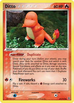 Carta de Jogo: Ditto (Pokémon TCG(Delta Species Set) Col:PKM-DSS-EN063