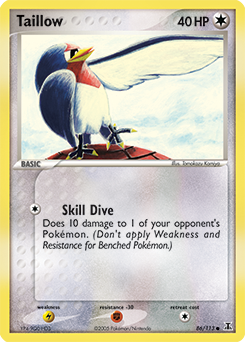 Taillow, Pokédex