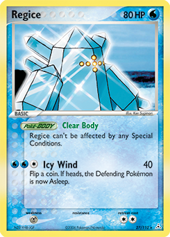 regice pokemon card