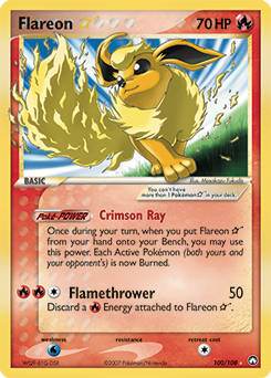 Flareon ★ | EX Power Keepers | TCG Card Database | Pokemon.com