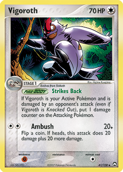 47/109 Ruby & Sapphire Details about   017PK047 Vigoroth Uncommon 