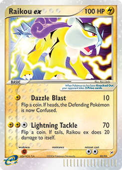 Raikou EX - Dark Explorers - Pokemon