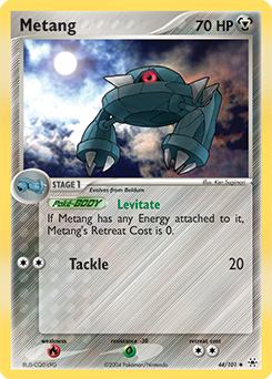 POKEMON LEGENDES OUBLIEES INV HOLO N°  43/101 METANG 