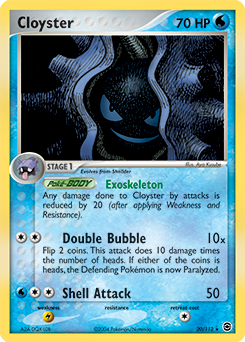 Cloyster | EX Fire Red & Leaf Green | TCG Database | Pokemon.com