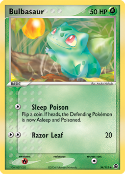 pokemon bulbasaur card