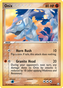 Onix CES 71  Pokemon TCG POK Cards