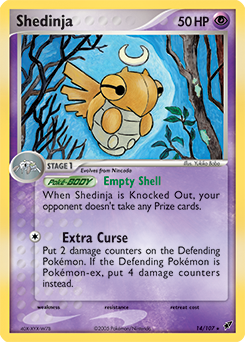 Shedinja Support Set Cursed - for Pokemon TCG Online ptcgo in Game Card
