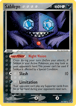 Pokemon 8302 Mega Sableye Pokedex: Evolution, Moves, Location, Stats