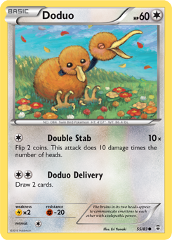 NM DODUO 73/147 Common Aquapolis Pokemon Card