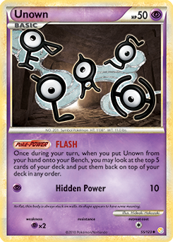 Pokemon Card Unown SM8 B 042/095 N/A U Standard Lost Thunder Rare 201