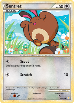 Sentret, HeartGold & SoulSilver, TCG Card Database