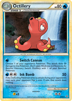 Pokemon Card OCTILLERY 23/111 Non Holo Crimson Invasion Set