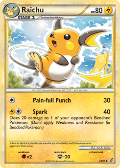 Raichu hgss3 033/090