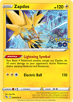 Pokémon TCG - Pokémon GO Set Preview: Zapdos