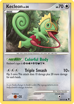 Kecleon Platinum Rising Rivals Tcg Card Database Pokemon Com