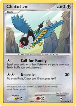 chatot evolution card