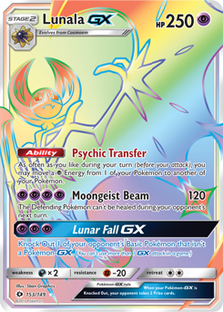 Lunala type, strengths, weaknesses, evolutions, moves, and stats