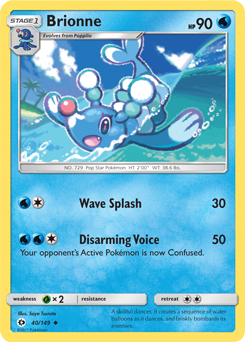 ptcgo in Game Card for Pokemon TCG Online 4x Brionne