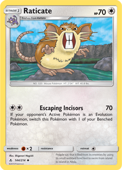 Alolan Raticate, Pokémon TCG: Pokémon GO, TCG Card Database