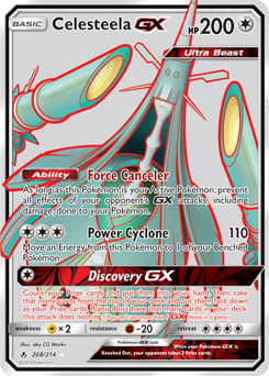 Pokemon Celesteela GX Promo SM67 - United Sanctuary Card Games