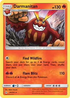 Darmanitan, Pokédex