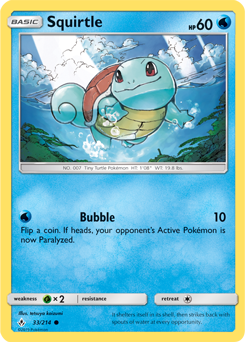 Pokemon Single Card SQUIRTLE 23/181 TEAM UP SM9