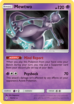 Mewtwo Gx Shining Legends Tcg Card Database Pokemon Com