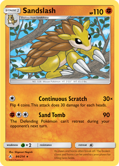 Sandslash, Pokédex