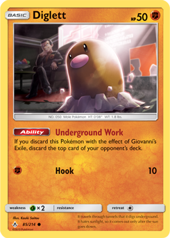 Diglett, Pokédex