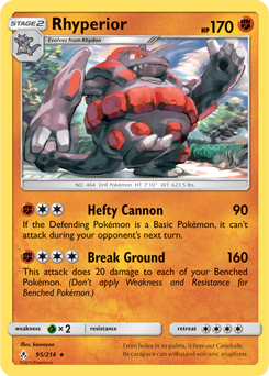 Rhyperior LV.X (145/146) [Diamond & Pearl: Legends Awakened