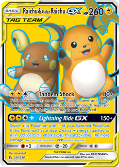 pokemon cards pikachu and raichu