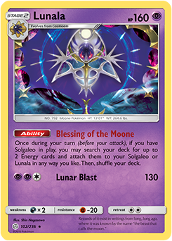 Lunala GX Metal Pokemon Card – AcademGames