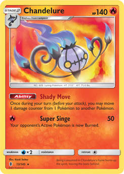 Chandelure, Lost Thunder, TCG Card Database