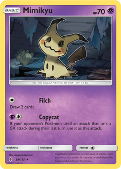 Mimikyu  Pokédex