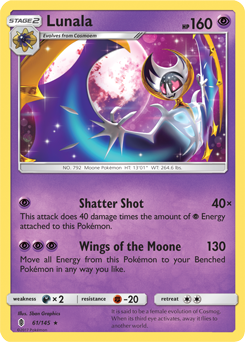 Lunala GX stage two 250 HP