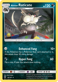 Alolan Raticate, Pokémon TCG: Pokémon GO, TCG Card Database