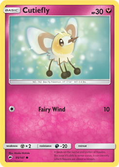 145/214 Details about   Pokemon TCG: Cutiefly Common Reverse Holo Card SM8 Lost Thunder 